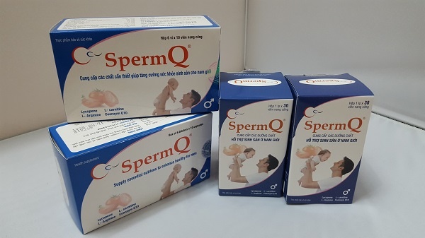 Viên uống hỗ trợ sinh sản SpermQ cải thiện tinh trùng loãng, tinh trùng yếu