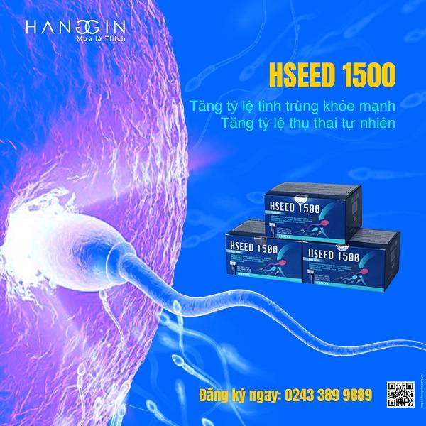 Giải đáp thắc mắc công dụng hseed 1500 có sản sinh tinh trùng