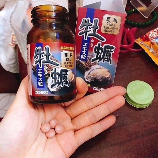 Viên uống hàu tươi Nhật Bản orihiro hỗ trợ tinh trùng
