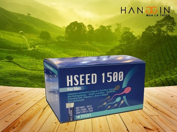 Hseed 1500 - giải pháp cho người có tình trùng ít