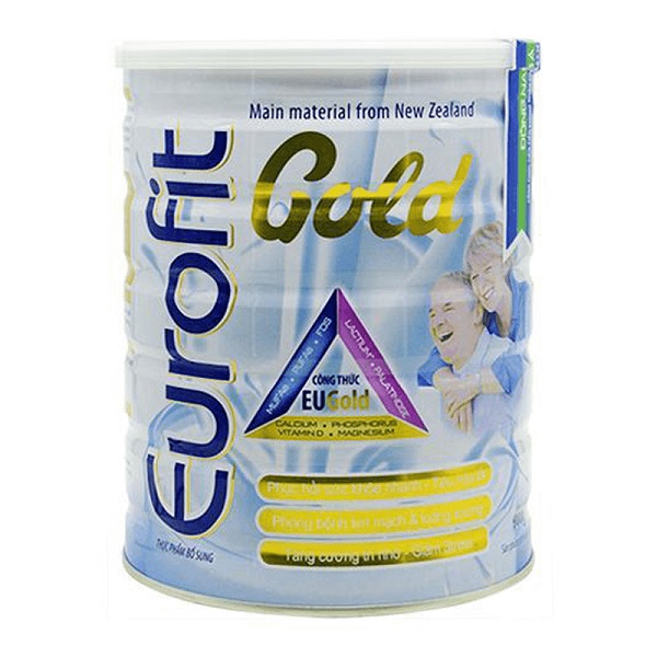 Sữa Eurofit Gold – Sữa bổ sung canxi cho người trên 30 tuổi
