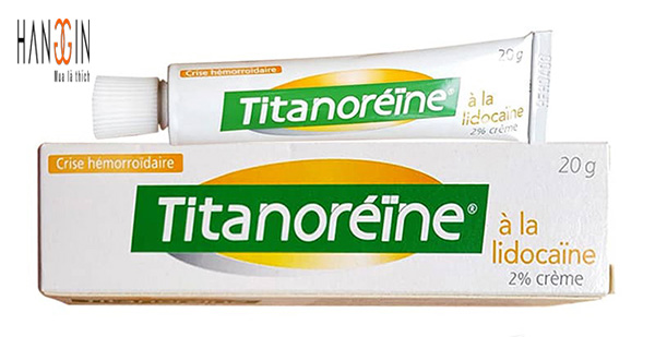 titanoreine dạng kem bôi sản phẩm dành cho người bệnh trĩ