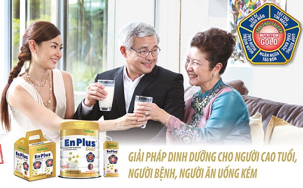 Sữa Enplus Gold – Sữa bổ sung canxi cho người lớn tuổi