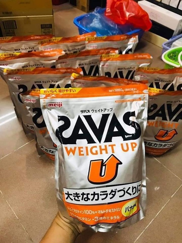 Sữa tăng cân Nhật Bản SAVAS MEIJI 1260G