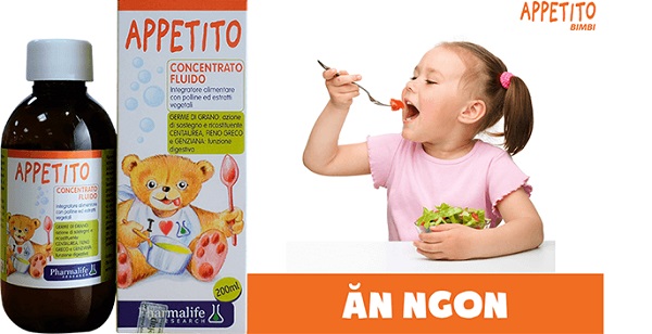 Siro ăn ngon Appetito dành cho trẻ biếng ăn