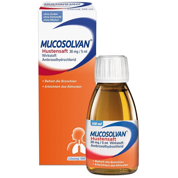 Mucosolvan nhập khẩu từ Đức chuyên đặc trị chứng ho cho bé