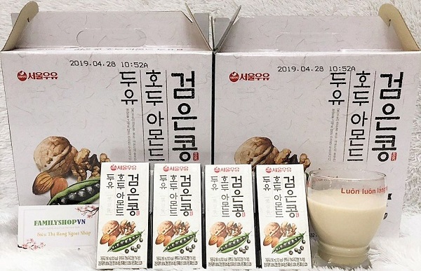 Sữa cho người bị tiểu đường tốt nhất – sữa Óc chó Hạnh nhân Hàn Quốc