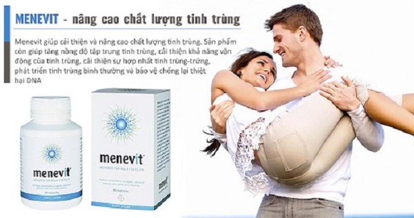 Menevit sản phẩm nâng cao chất lượng tinh trùng
