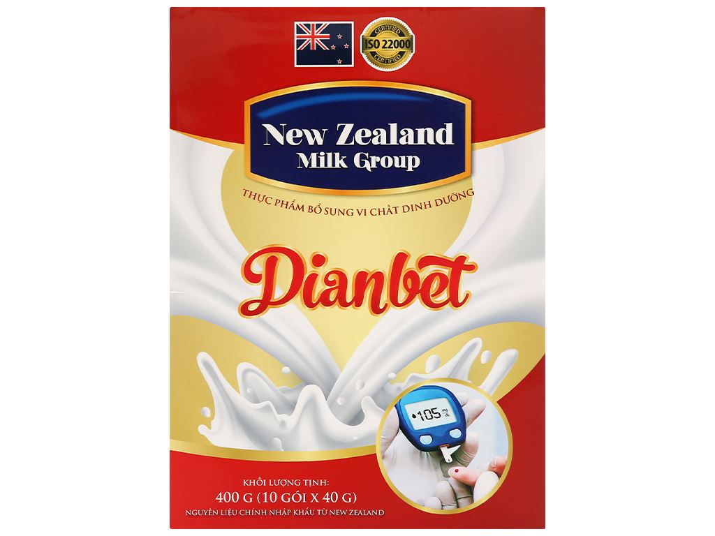 Milk Dianbet - sữa dành cho người tiểu đường của new zealand
