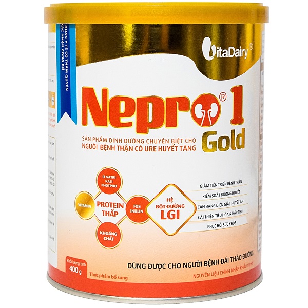 Nepro 1 Gold - Sữa dành cho người tiểu đường suy thận