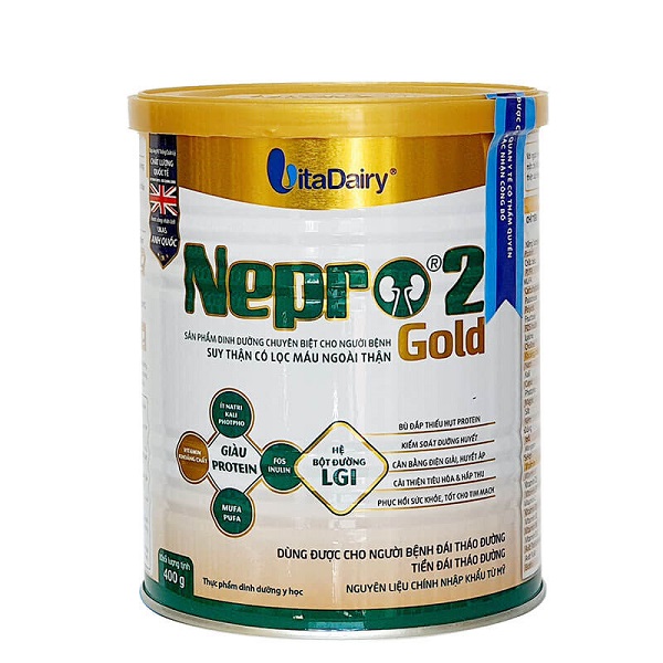 Sữa bột Nepro 2 Gold -Sữa dành cho người tiểu đường suy thận