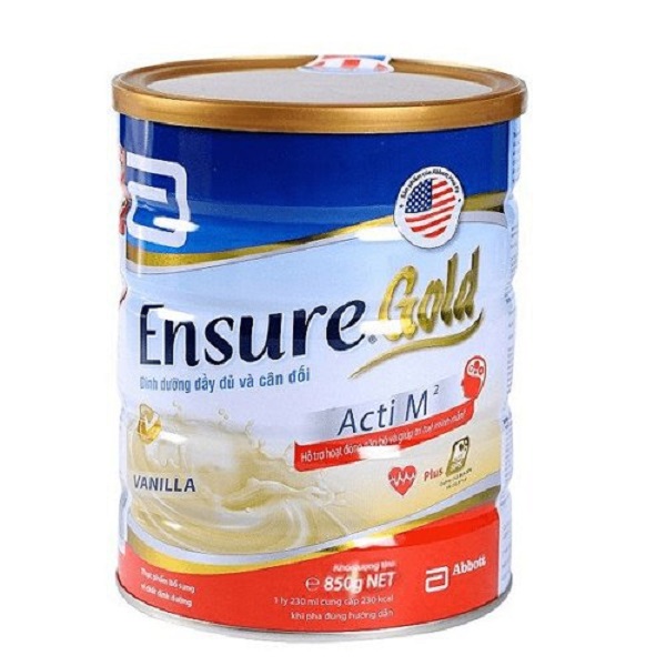 Sữa Ensure Gold ActiM2 - sữa dành cho người bệnh tiểu đường và gout
