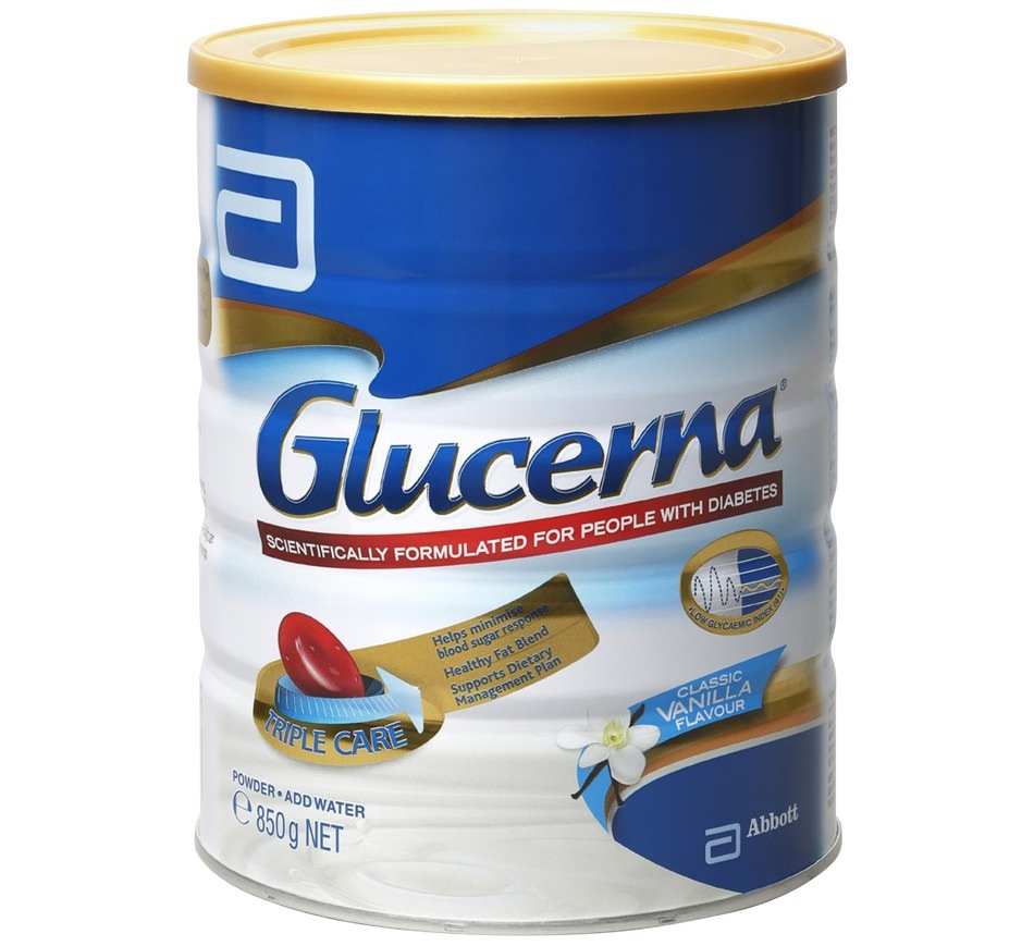 Sữa Abbott Glucerna Úc 850g - sữa dành cho người tiểu đường và loãng xương