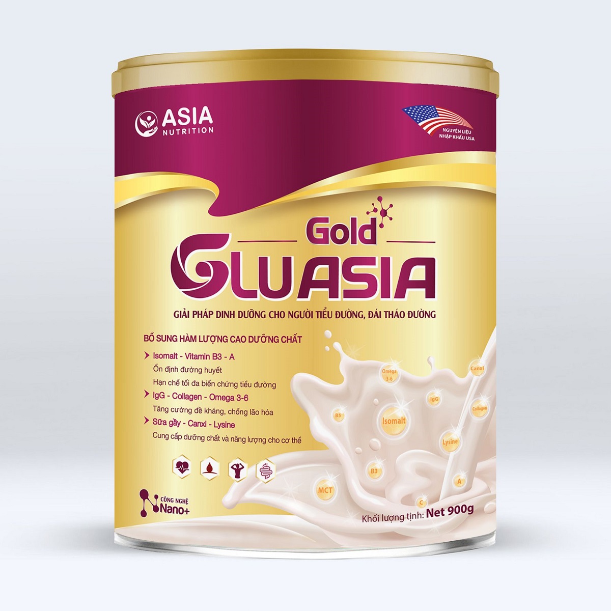 Sữa tiểu đường Glu Asia có tốt không? Giá bao nhiêu?