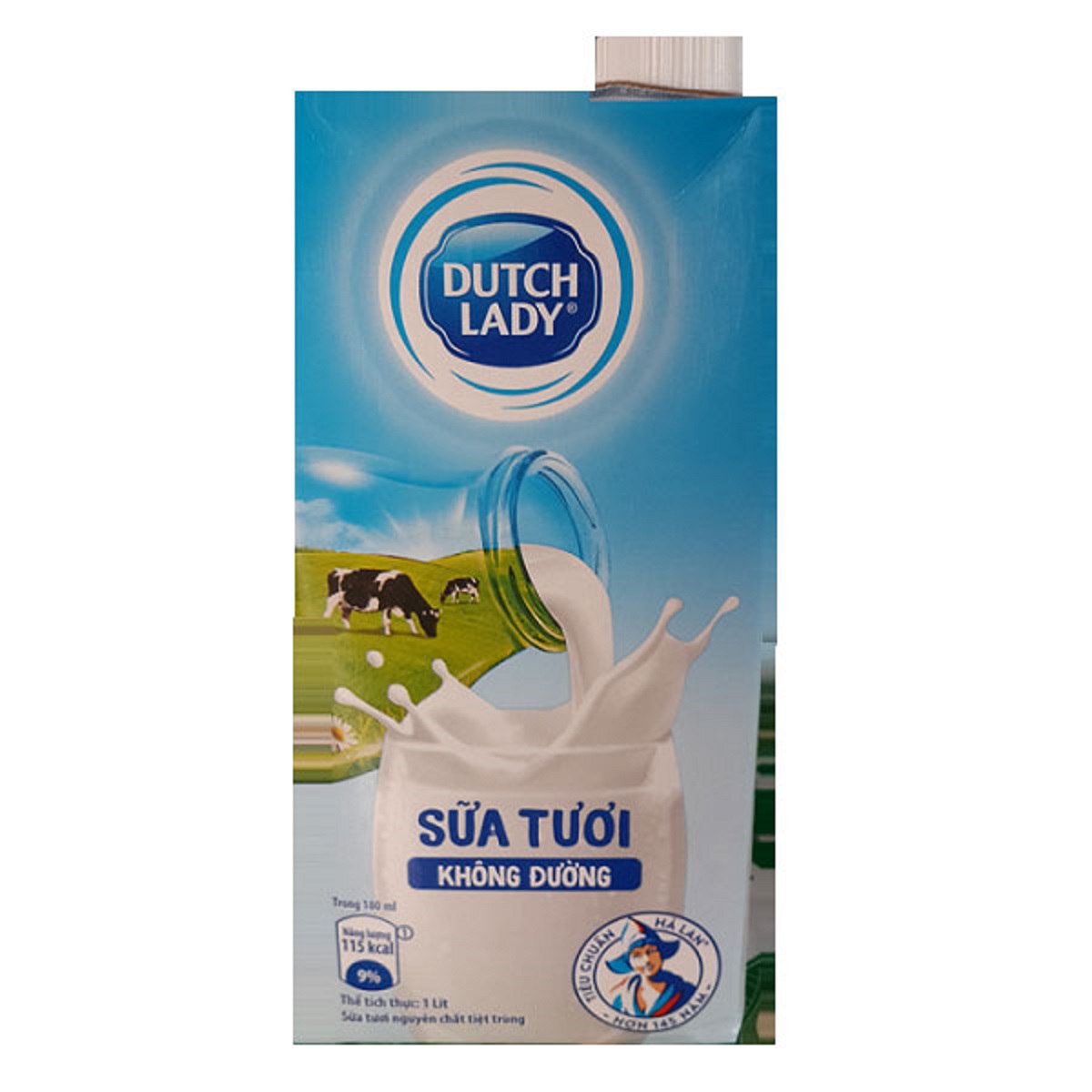 Cô Gái Hà Lan - một trong các loại sữa không đường xuất hiện đầu tiên tại Việt Nam