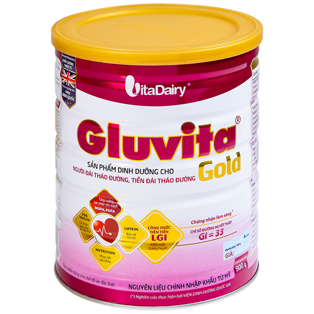 Sữa tiểu đường Gluvita Gold